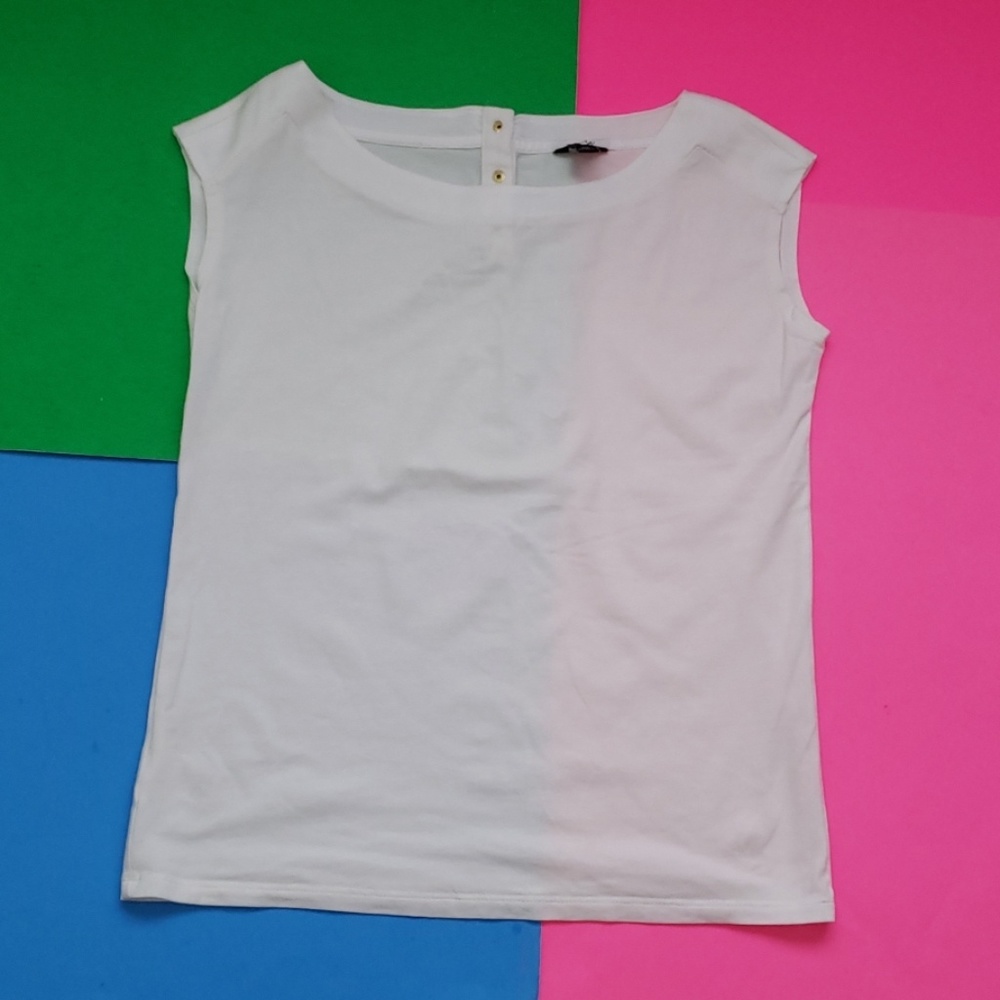 Ann Taylor Cap Sleeve Top